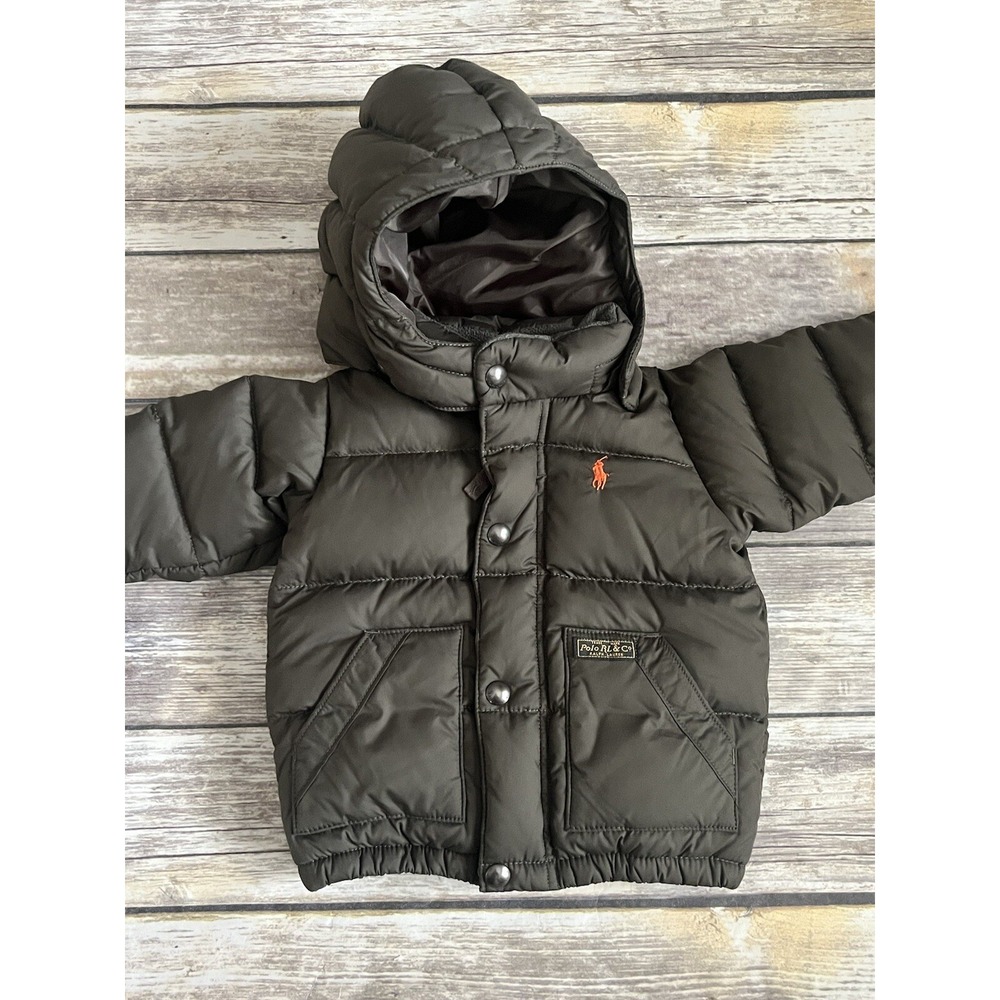 Ralph lauren 9M Toddler Winter Coat‎ Olive Green